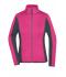 Damen Ladies' Structure Fleece Jacket Pink/carbon 8594