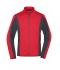 Herren Men's Structure Fleece Jacket Red/carbon 8595