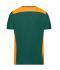 Uomo Men's Workwear T-Shirt - COLOR - Dark-green/orange 8535
